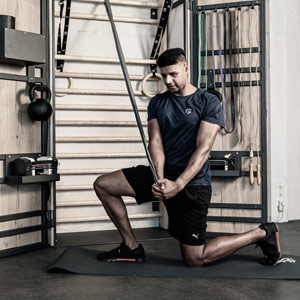 TheraBand Wood Chopper Core Exercise
